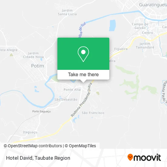 Hotel David map