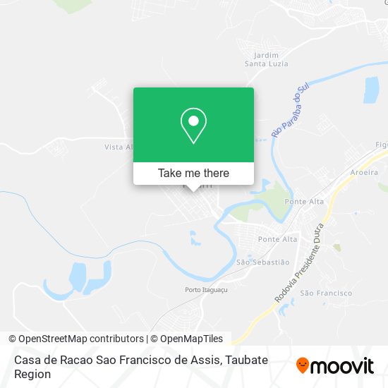 Mapa Casa de Racao Sao Francisco de Assis