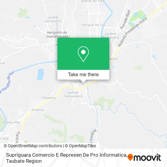 Supriguara Comercio E Represen De Pro Informatica map
