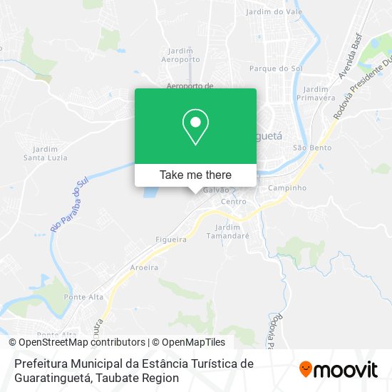Prefeitura Municipal da Estância Turística de Guaratinguetá map