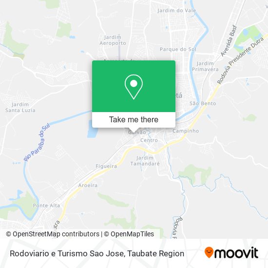 Rodoviario e Turismo Sao Jose map