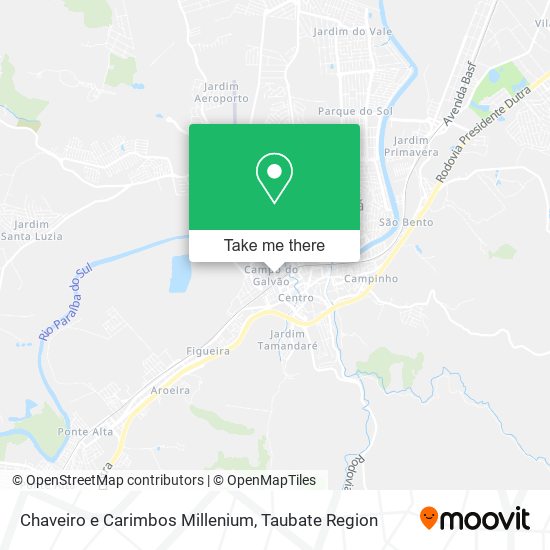 Chaveiro e Carimbos Millenium map