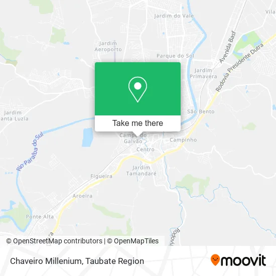 Chaveiro Millenium map
