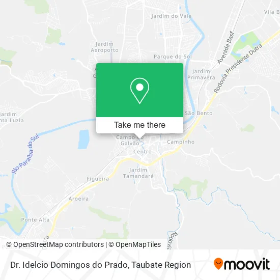 Dr. Idelcio Domingos do Prado map