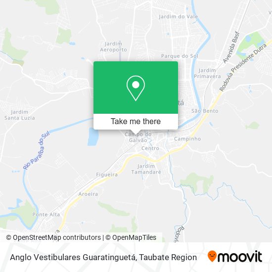 Anglo Vestibulares Guaratinguetá map
