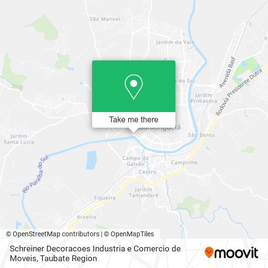 Schreiner Decoracoes Industria e Comercio de Moveis map