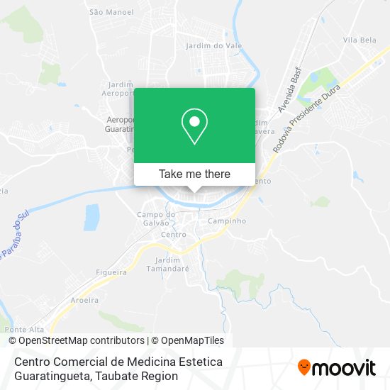 Centro Comercial de Medicina Estetica Guaratingueta map