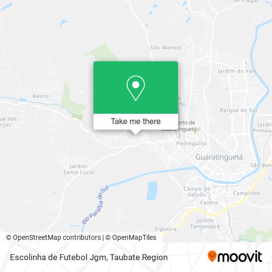 Escolinha de Futebol Jgm map
