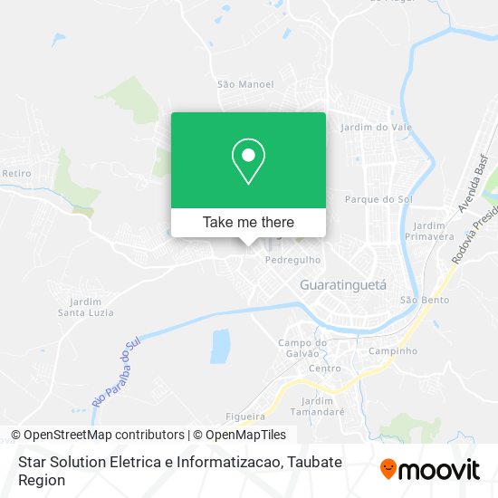 Star Solution Eletrica e Informatizacao map
