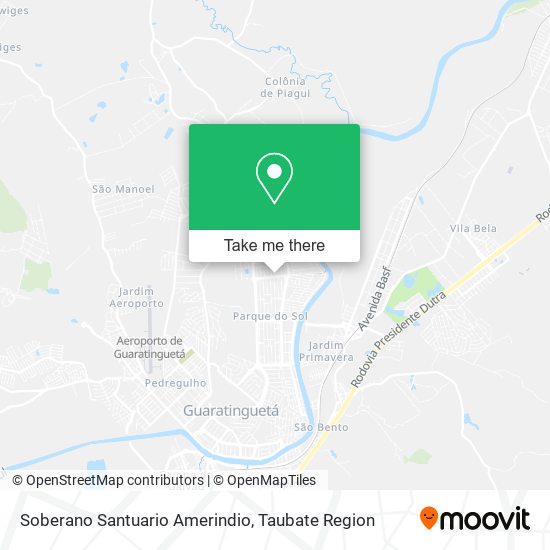 Soberano Santuario Amerindio map