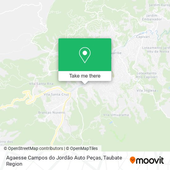 Mapa Agaesse Campos do Jordão Auto Peças