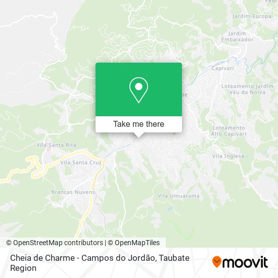 Mapa Cheia de Charme - Campos do Jordão