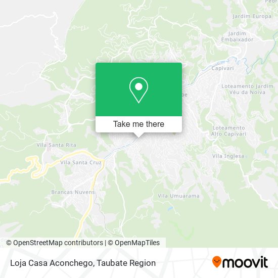 Mapa Loja Casa Aconchego