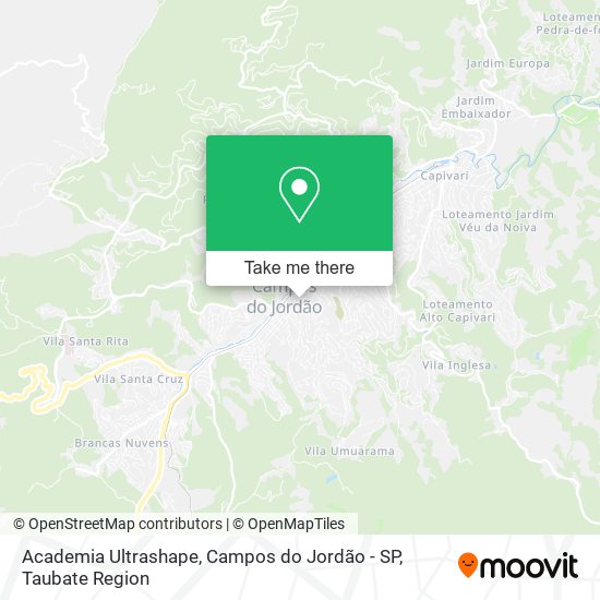 Academia Ultrashape, Campos do Jordão - SP map