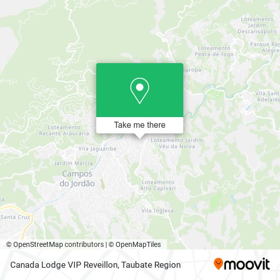 Canada Lodge VIP Reveillon map