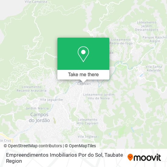 Empreendimentos Imobiliarios Por do Sol map