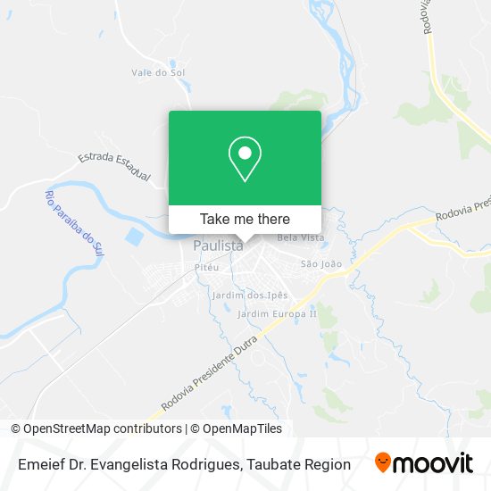 Emeief Dr. Evangelista Rodrigues map