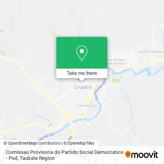 Comissao Provisoria do Partido Social Democratico - Psd map