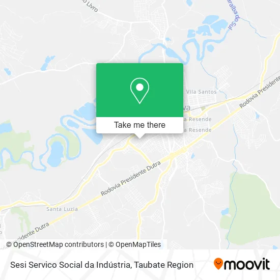 Sesi Servico Social da Indústria map