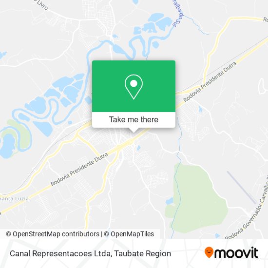 Canal Representacoes Ltda map