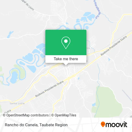 Rancho do Canela map