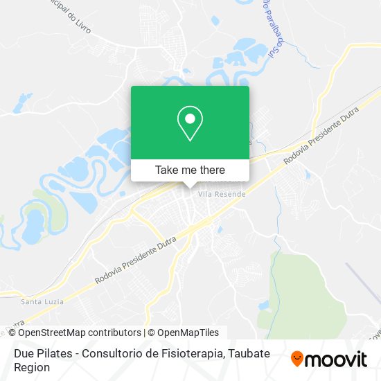 Mapa Due Pilates - Consultorio de Fisioterapia