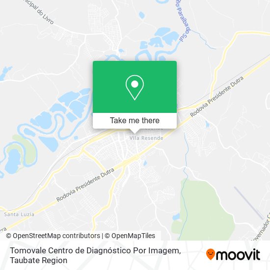 Tomovale Centro de Diagnóstico Por Imagem map
