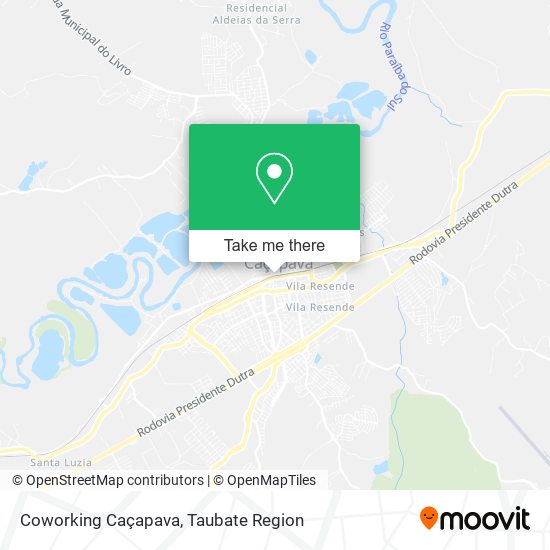 Coworking Caçapava map