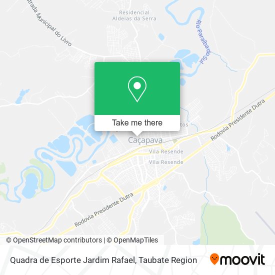 Quadra de Esporte Jardim Rafael map