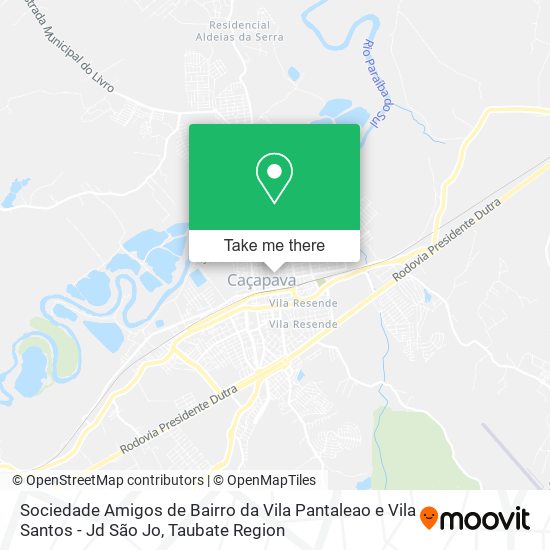 Sociedade Amigos de Bairro da Vila Pantaleao e Vila Santos - Jd São Jo map