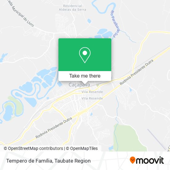 Tempero de Família map