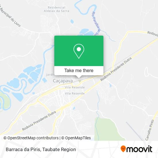 Barraca da Piris map