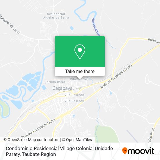 Condominio Residencial Village Colonial Unidade Paraty map