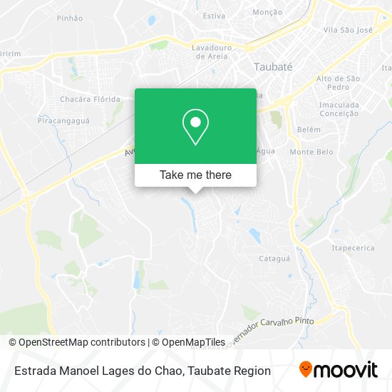 Estrada Manoel Lages do Chao map
