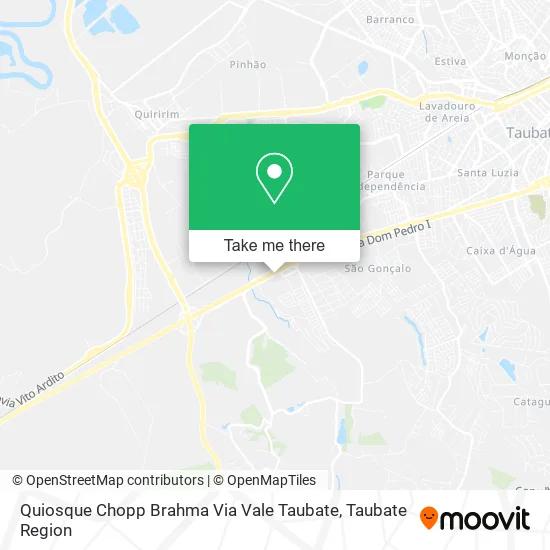 Quiosque Chopp Brahma Via Vale Taubate map