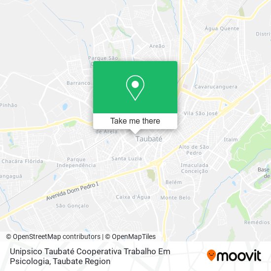 Unipsico Taubaté Cooperativa Trabalho Em Psicologia map