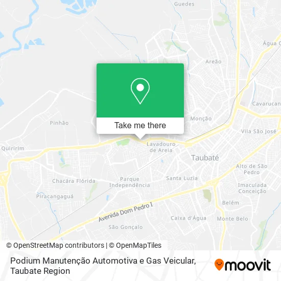 Podium Manutenção Automotiva e Gas Veicular map