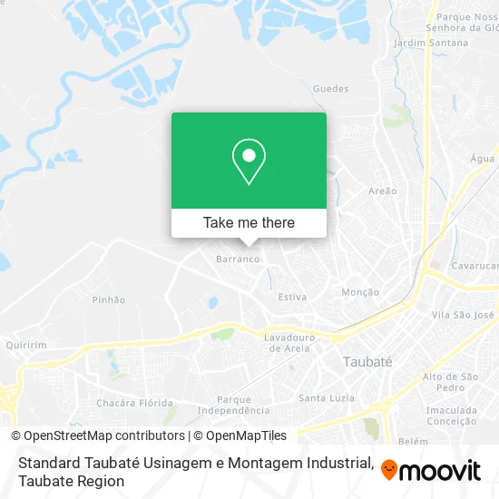 Standard Taubaté Usinagem e Montagem Industrial map