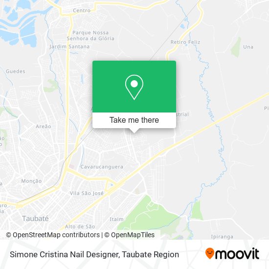 Simone Cristina Nail Designer map