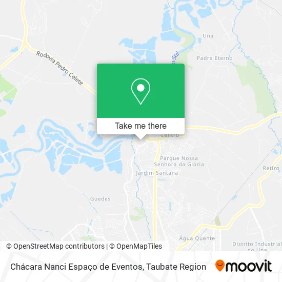 Chácara Nanci Espaço de Eventos map