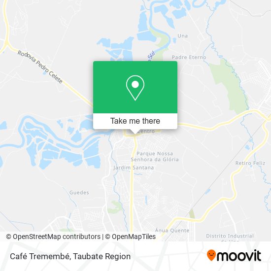 Café Tremembé map