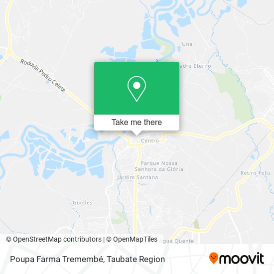 Poupa Farma Tremembé map