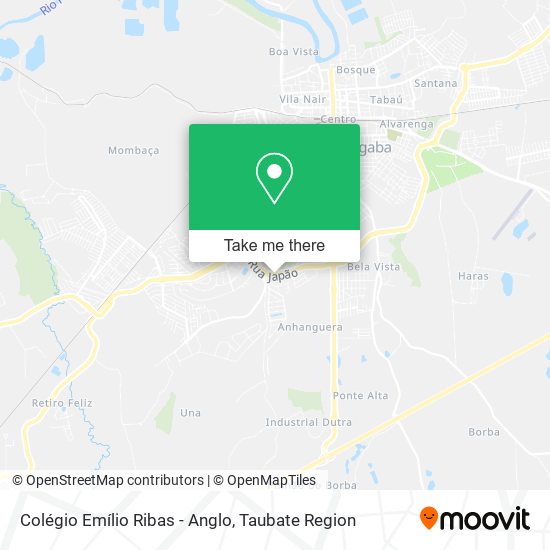 Colégio Emílio Ribas - Anglo map