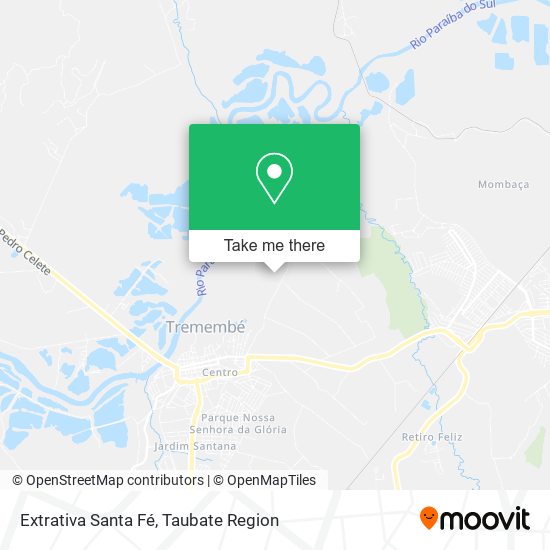 Extrativa Santa Fé map