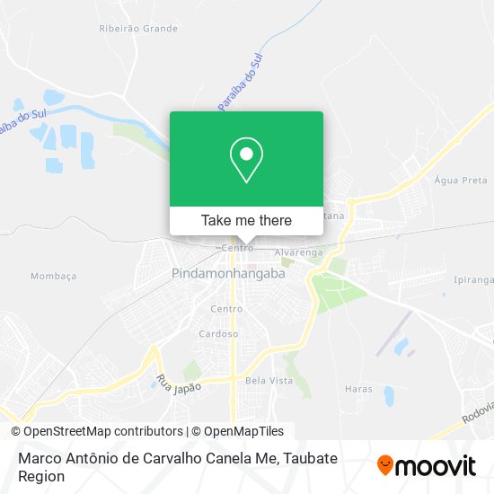 Marco Antônio de Carvalho Canela Me map
