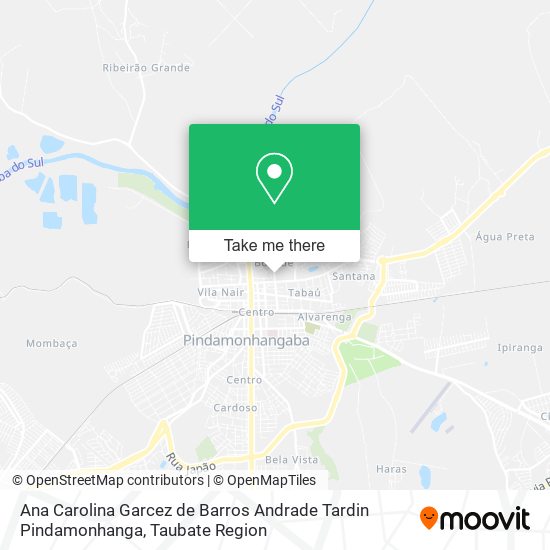 Ana Carolina Garcez de Barros Andrade Tardin Pindamonhanga map
