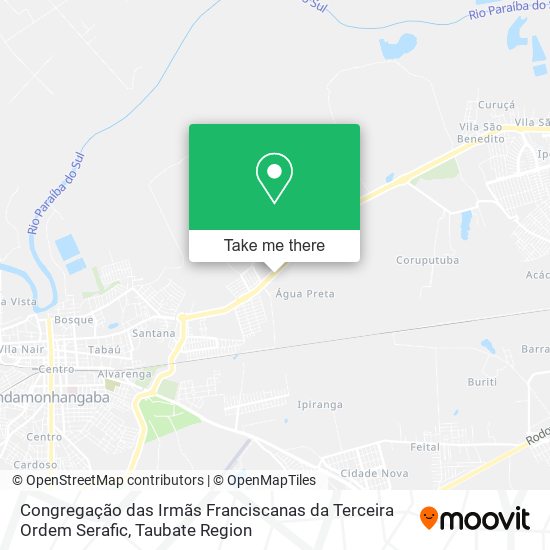 Congregação das Irmãs Franciscanas da Terceira Ordem Serafic map