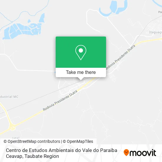 Centro de Estudos Ambientais do Vale do Paraiba Ceavap map