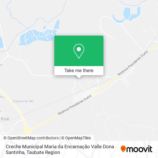 Creche Municipal Maria da Encarnação Valle Dona Santinha map