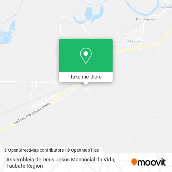 Assembleia de Deus Jesus Manancial da Vida map